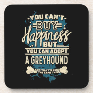 Dessous-de-verre Adopter Un T-shirt Greyhound Secourir Chemise Chie