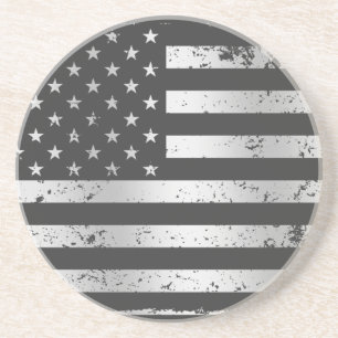 Dessous de verre affligés du drapeau américain II