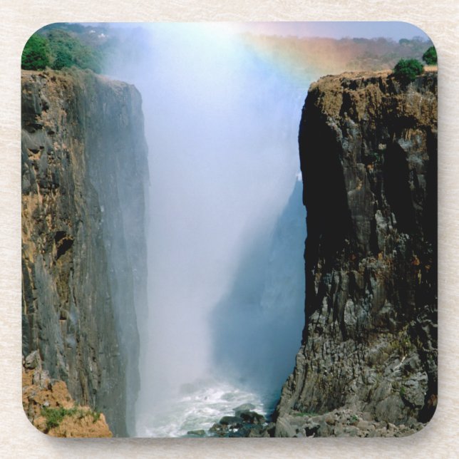 Dessous-de-verre Afrique, Zambie, Victoria Falls National Park. (Devant)