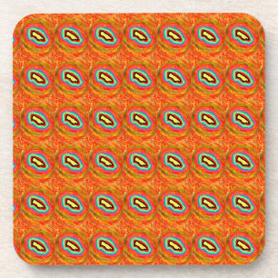 DESSOUS-DE-VERRE AFRO ART DESIGN ABSTRAIT
