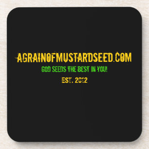 Dessous-de-verre Agrainofmustardseed.com EST 2012