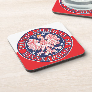 Dessous-de-verre Aigle polonaise du Minnesota