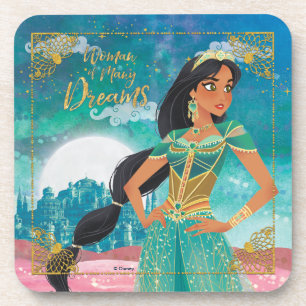 Dessous-de-verre Aladin Jasmine "Femme de nombreux rêves"