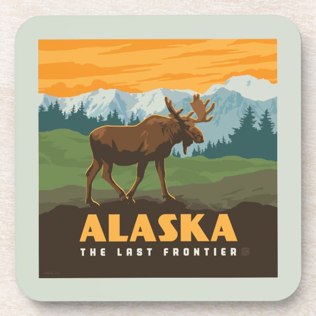 Dessous-de-verre Alaska | Oie frontière (Devant)