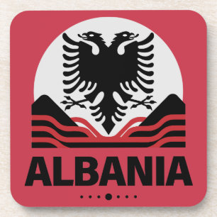 Dessous-de-verre Albanie Union européenne
