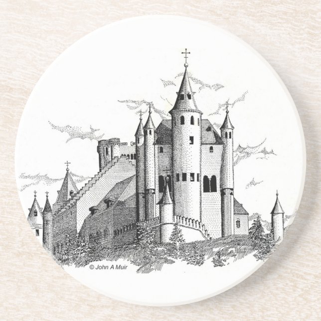 Dessous de verre - Alcazar - château (Devant)