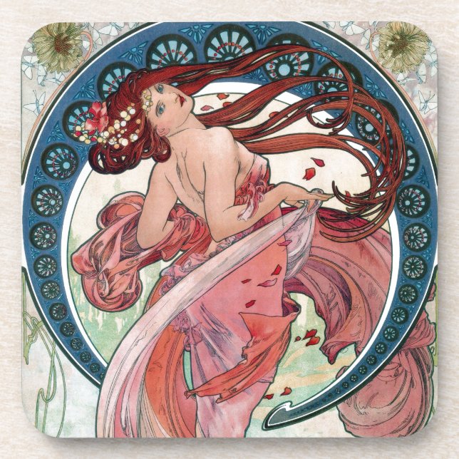 Dessous-de-verre Alfons Mucha 1898 Danse (Devant)