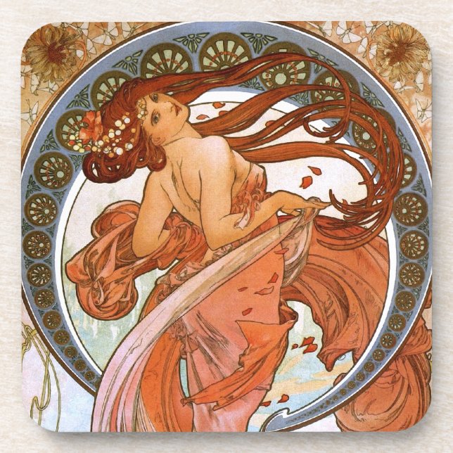 Dessous-de-verre Alfons Mucha : Danse (Devant)