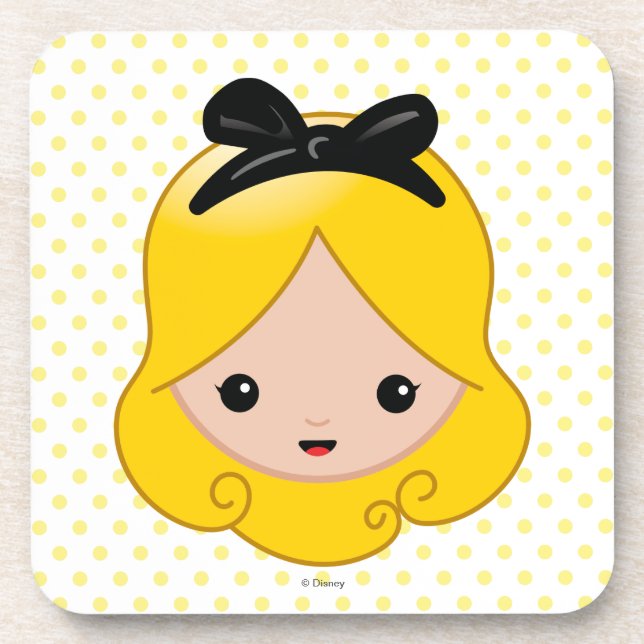 Dessous-de-verre Alice au pays des merveilles | Alice Emoji (Devant)