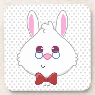Dessous-de-verre Alice au pays des merveilles  Emoji du lapin blanc
