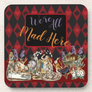 Dessous-de-verre Alice au pays des merveilles Mad Cheshire Chat