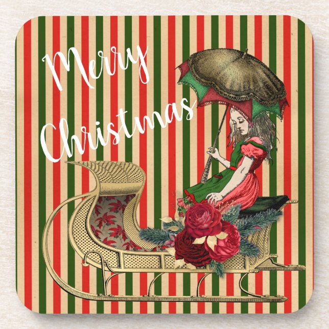 Dessous-de-verre Alice Joyeux Noël (Devant)