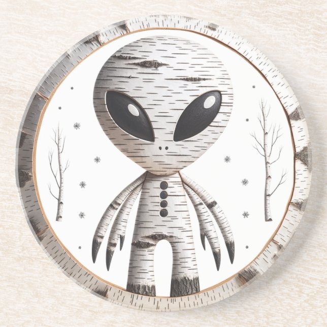 Dessous de verre Alien Birchabok (Devant)
