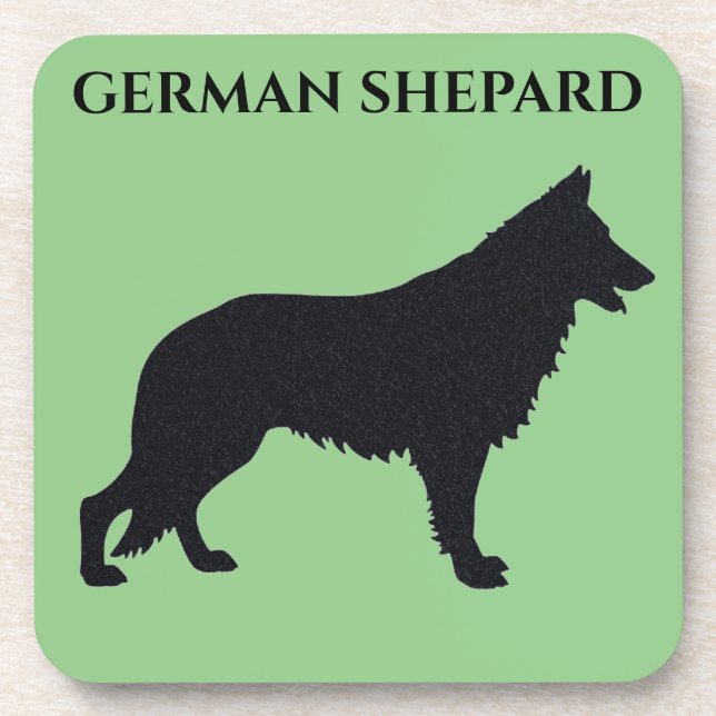 Dessous de verre ALLEMAND SHEPARD avec dossier en  (Devant)