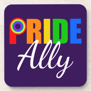 Dessous-de-verre Allié de gay pride