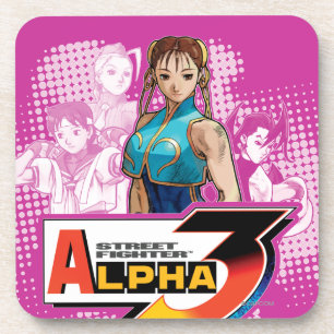 Dessous-de-verre Alpha 3 Femme Fatale de Street Fighter