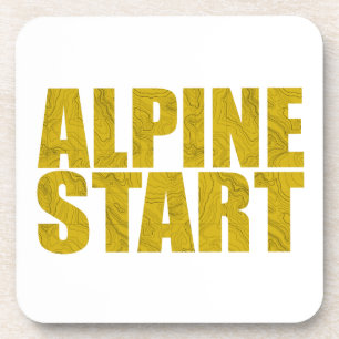 Dessous-de-verre Alpine Start (Topo)