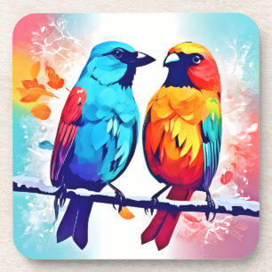 Dessous-de-verre Amateurs d'oiseaux tropicaux