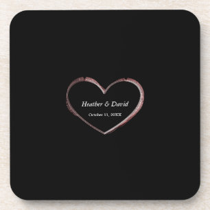 Dessous-de-verre Amour Coeur Attractif Charming Mariage