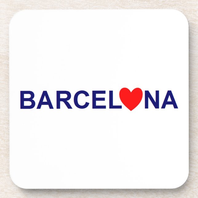 Dessous-de-verre Amour de Barcelone (Devant)