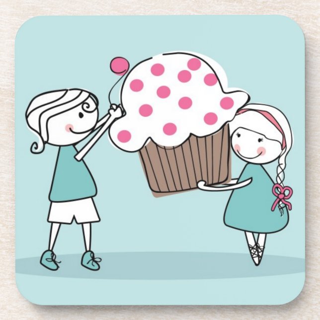 Dessous-de-verre Amour de petit gâteau (Devant)
