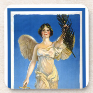 Dessous-de-verre Angel de femme patriotique vintage, Acheter des ob