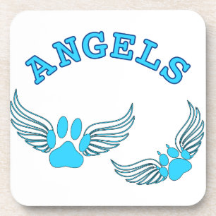 Dessous-de-verre Angel Pis Animaux En Bleu