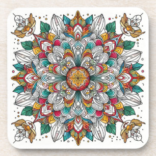 Dessous-de-verre anges de Noël multicolores