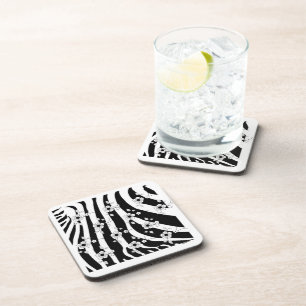 Dessous-de-verre Animal rencontre Floral