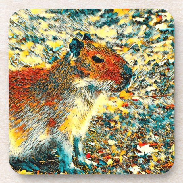 Dessous-de-verre AnimalArt_Capybara_003 (Devant)