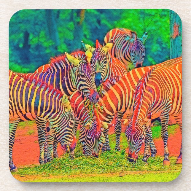 Dessous-de-verre AnimalColor_Zebra_002 (Devant)