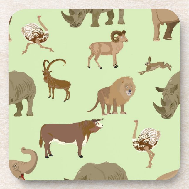 Dessous-de-verre Animaux sauvages (Devant)