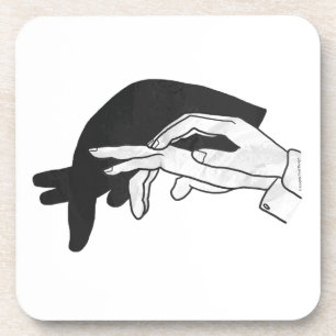Dessous-de-verre Anteater Silhouette main