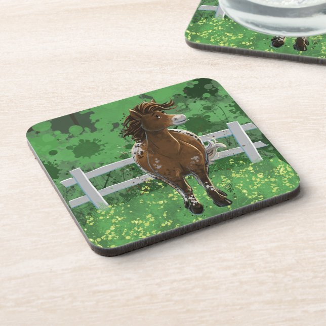 Dessous-de-verre Appaloosa Pony (Côté gauche)