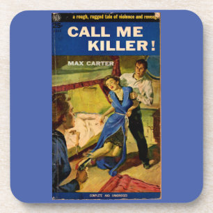 Dessous-de-verre Appelez-moi Couverture de la fiction de pulpe Kill