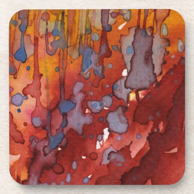 Dessous-de-verre aquarelle 7 d'arrière - plan (Devant)