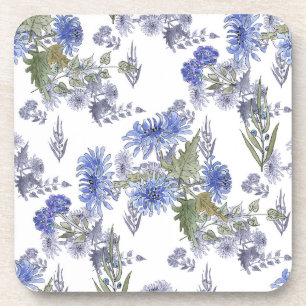 Dessous-de-verre Aquarelle chrysanthèmes fleurs fleurs florales