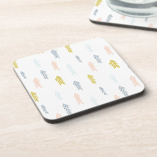 Dessous-de-verre Aquarelle douce Chevron Motif