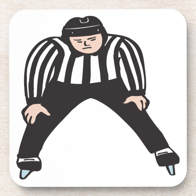Dessous-de-verre Arbitre d'hockey (Devant)