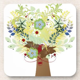 Dessous-de-verre Arbre à fleurs