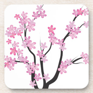 Dessous-de-verre Arbre à fleurs de prune