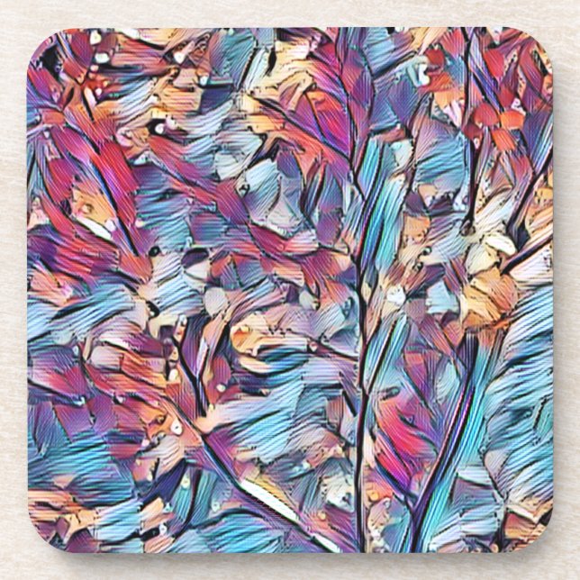 DESSOUS-DE-VERRE ARBRE ABSTRAIT (Devant)