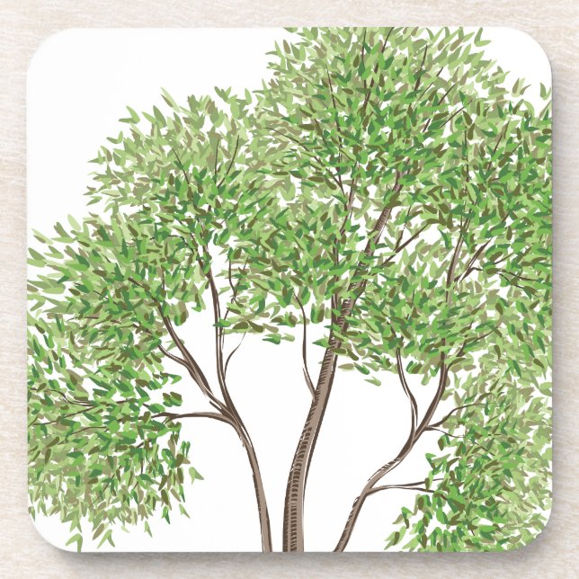 Dessous-de-verre Arbre de Cottonwood (Devant)