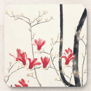 Dessous-de-verre Arbre de Magnolia par Kobayashi Kokei, Nature Vint