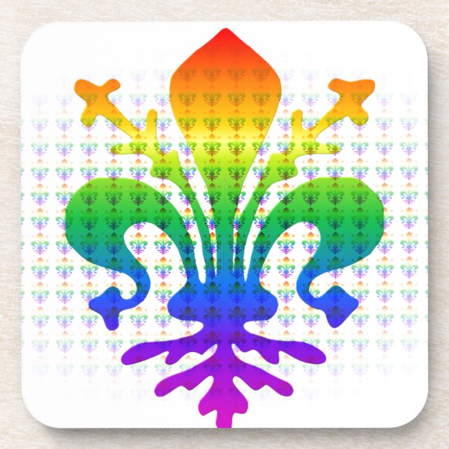 Dessous-de-verre Arc-en-ciel (Devant)