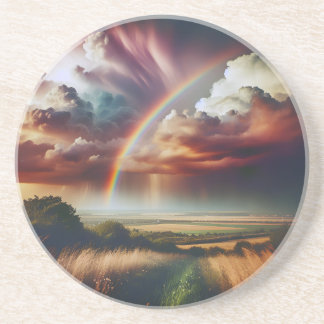Dessous de verre arc-en-ciel Abstraits 🌈 ✨