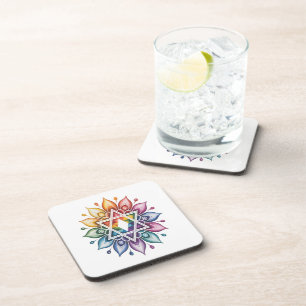 Dessous-de-verre Arc-en-ciel LGBT Fierté Gay