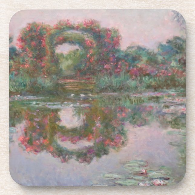 Dessous-de-verre Arches à fleurs, Giverny - Claude Monet - c1913 (Devant)