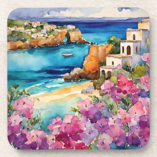 Dessous-de-verre "Arches Au Bord De La Mer"