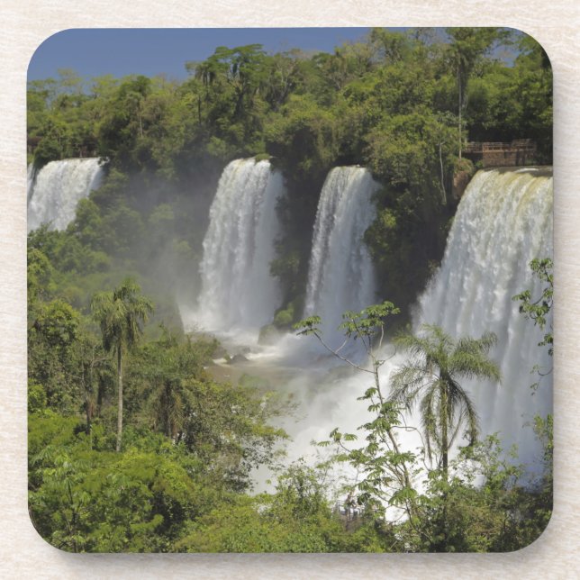 Dessous-de-verre Argentine, Iguacu tombe au soleil. (Devant)